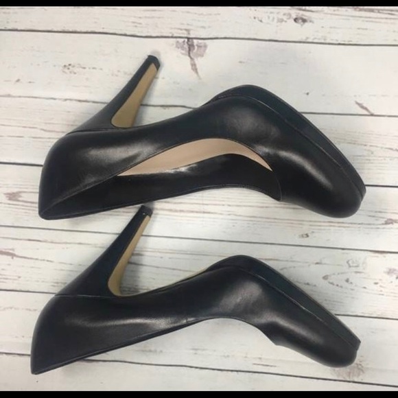 Franco Sarto Black Platform Heels Size 10 - Picture 5 of 8